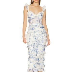 V. Chapman Fiorenza in Provencal Blue Floral US 8